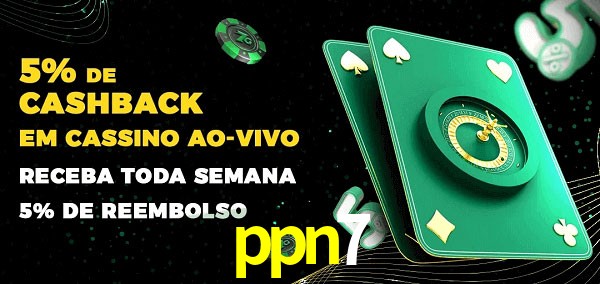 Promoções do cassino ao Vivo ppn7